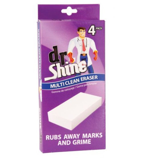 Dr Shine Cleaning Eraser Multi Purpose 4 pk