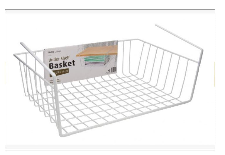 Under Shelf Wire Basket