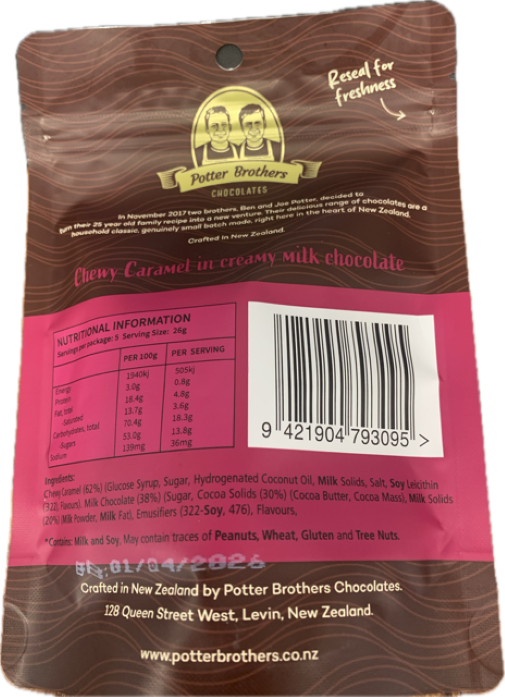 Potter Brother Chocolate Selection - Single Bags