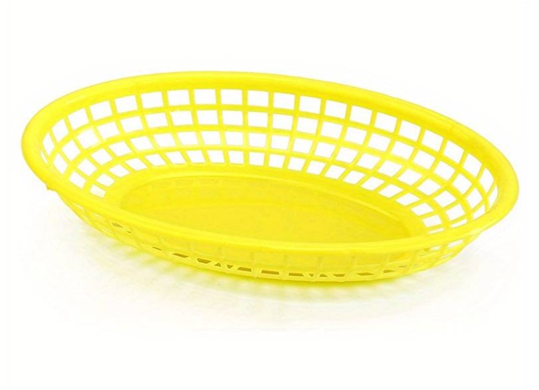 Condiments Basket Red/Yellow - Single Basket
