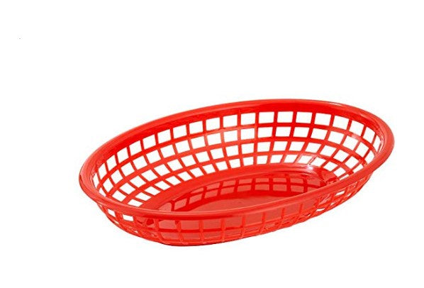 Condiments Basket Red/Yellow - Single Basket