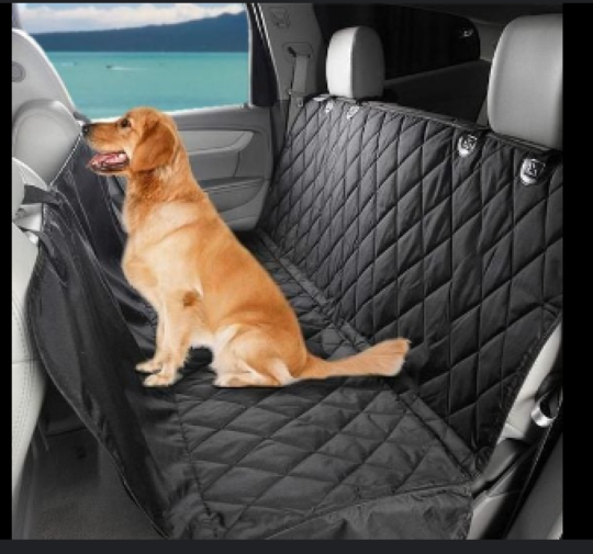 Waterproof Pets Car Seat Cover Hooks Over Headrests