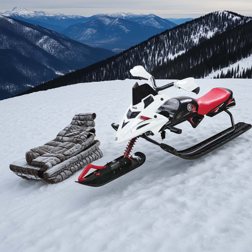 Snowmobile Sled Size 124 L x 45cm H