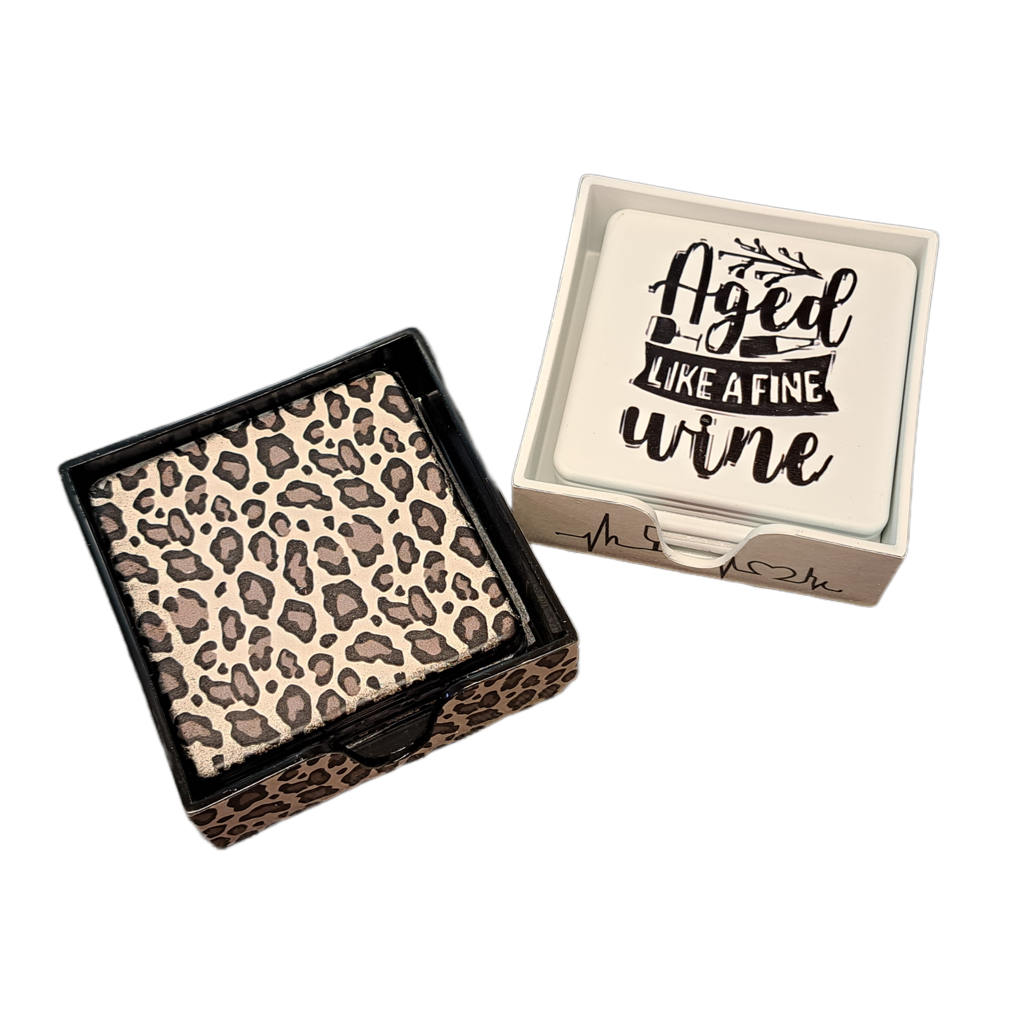 Set Of 6 Coasters 11x11x4
