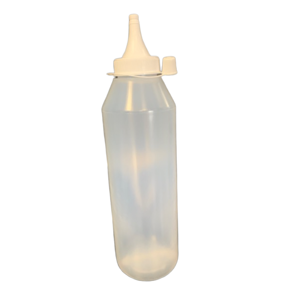 Sauce Squeezy Bottle 1L W White Cap