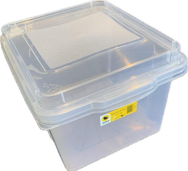 Taurus File Storer with Lid – 31L (Clear)
