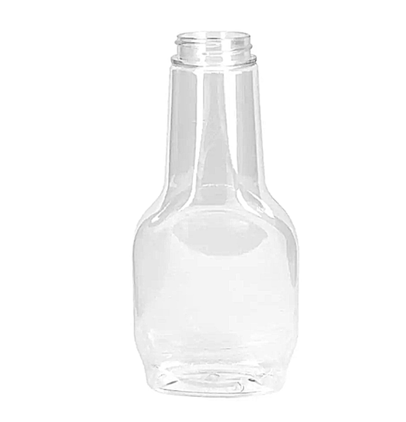 Flask Squeeze PET Bottle 350ml Flip Top Cap PS White
