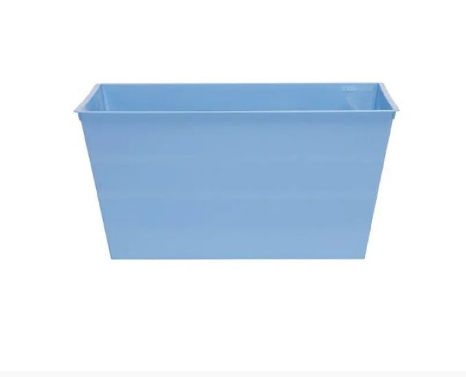 Flexi Tub, Rectangle, 30 Lit, Sky Blue