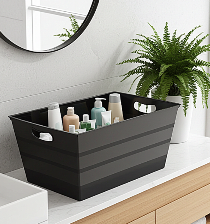 Taurus Flexi Tub Rectangle 4.5L – Black