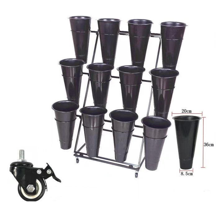 Flower Stand W 12 Vases