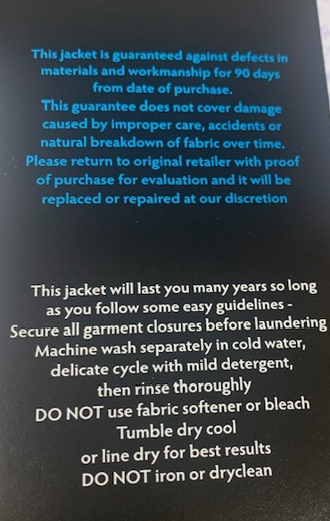 Adults Rain Jacket - Jet