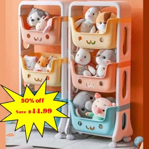 Kids Room storage Rack 3 Tier