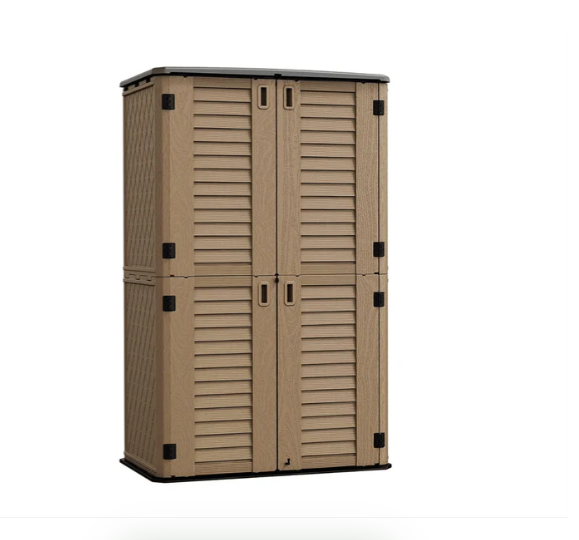 Horti Cubic 66 cu. ft. Outdoor Vertical Storage Shed