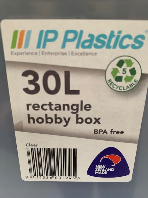Hobby Box Base Rectangle 30L (No Lid)