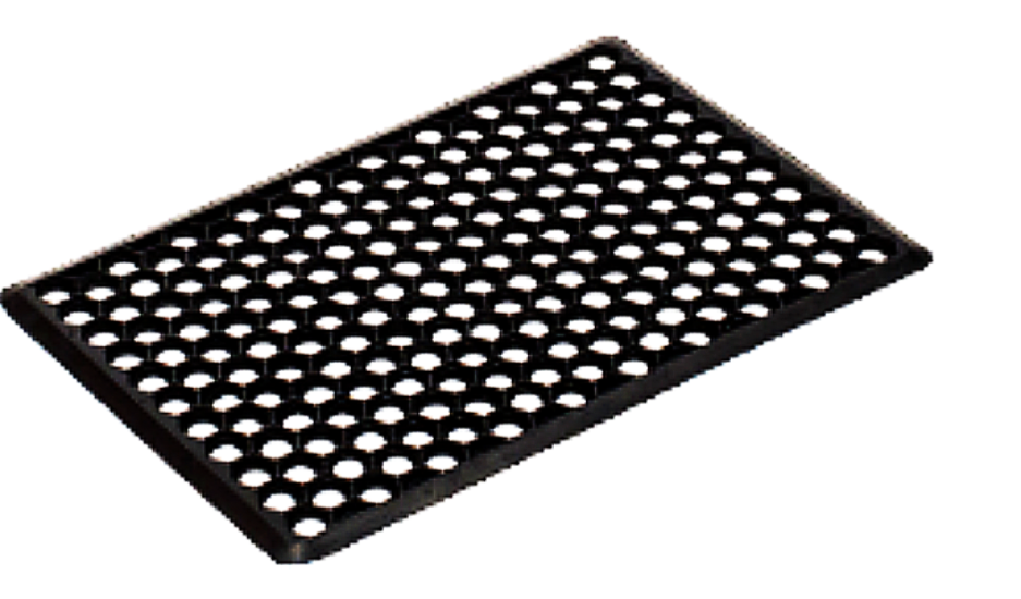 Honeycomb Rubber Mat 400 x 600mm, Black