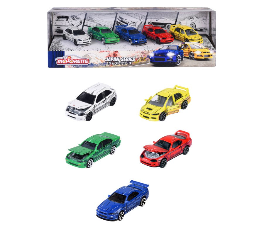 Majorette Japan Series 5 Pc Giftpack