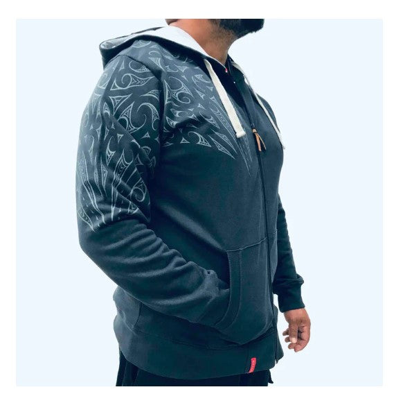 Maori Hoody Mens NZ Kowhaiwhai