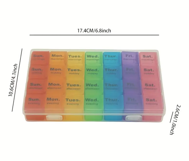 7 Day Pill Organizer