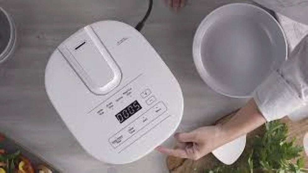 GreenPan Rice Cooker White 2L/8 cups - PFAS Free
