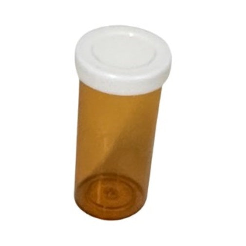 Pill Container 28ml Brown Base  W Lid