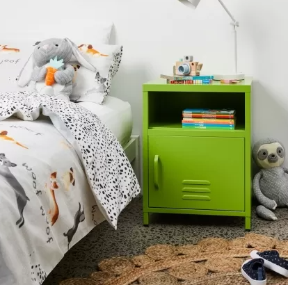 Cabinet W/Cubby Lime