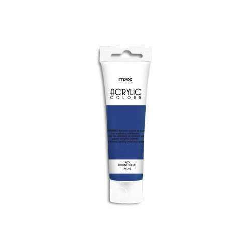 MAX Brand  Acrylic Paint 75ml  #453 Cobalt Blue