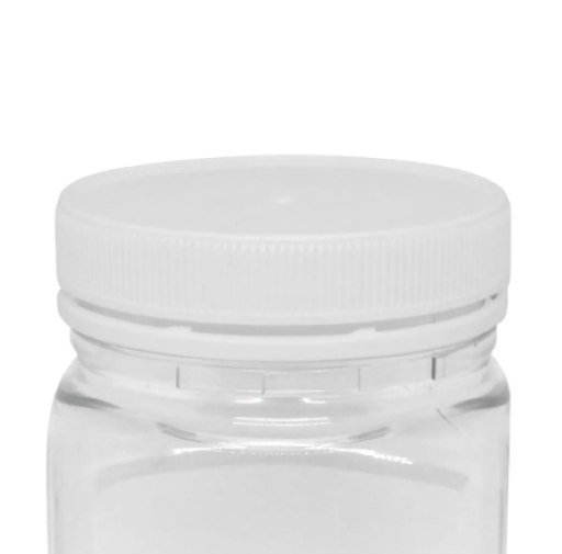 Jar PET Square 1kg/817ml Lid Only