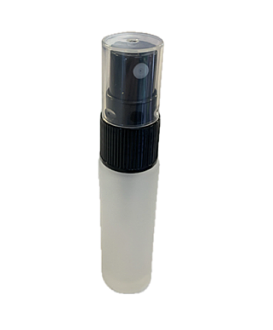 Petra Bottle 10ml Frosted Glass W Fine Mist Spray Top