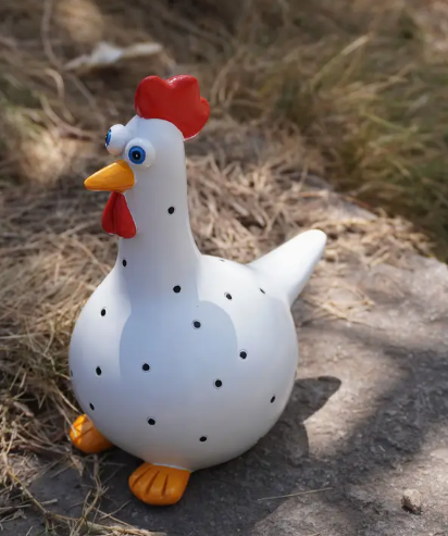 Charming Polka Dot Chicken