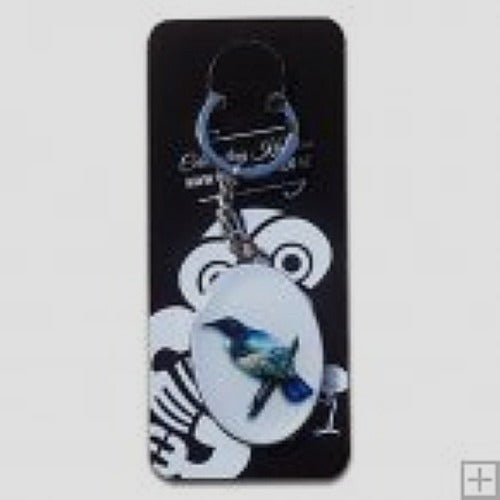 Resin Keyring 5cm x 3.5cm NZ Birds - Single