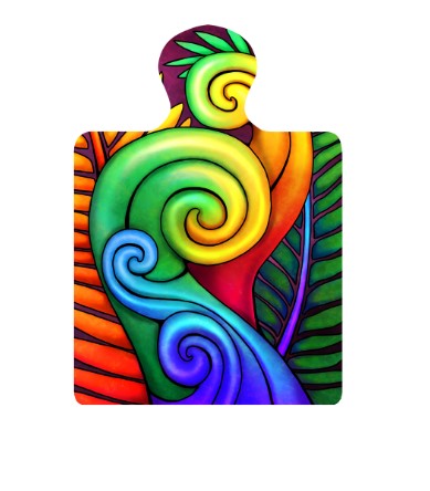 Sophie Blokker Ceramic Trivet Wall hanging with Cork Backingtui