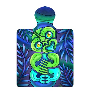 Sophie Blokker Ceramic Trivet Wall hanging with Cork Backingtui