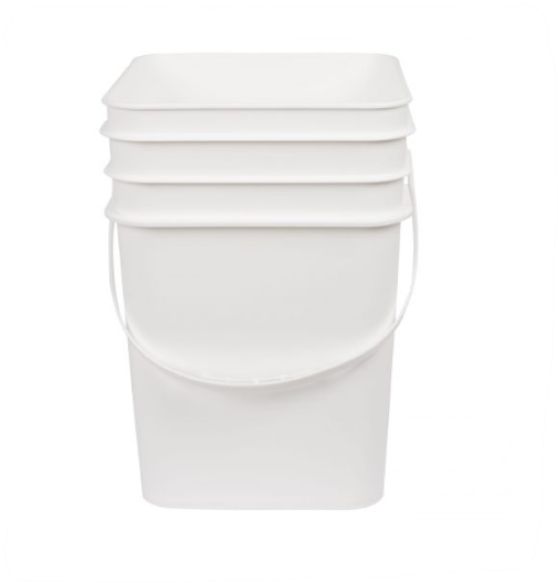 Square Pail Without Lid, 20L (Food Grade)