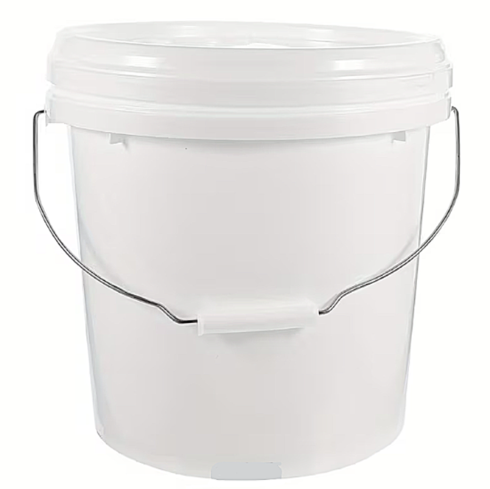 Top Pail, 10L White W Lid