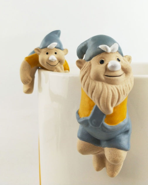 Gnome Pot Hanger 8cm Set of 2