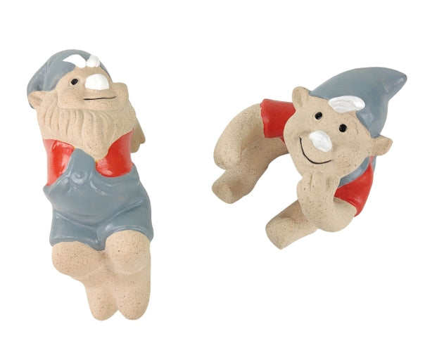 Gnome Pot Hanger 8cm Set of 2