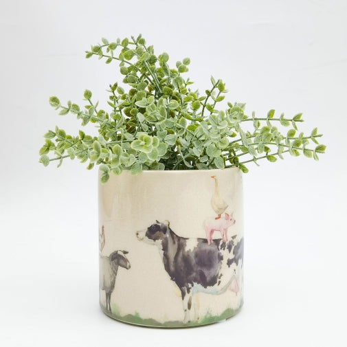 Farm Animal Planter 12cm