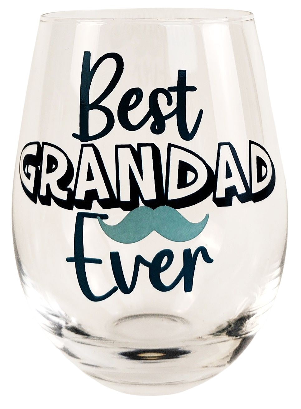 Best Ever Grandparents Glass