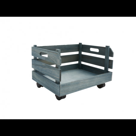 Crate 40x30x20.5 Blu w/Wheel