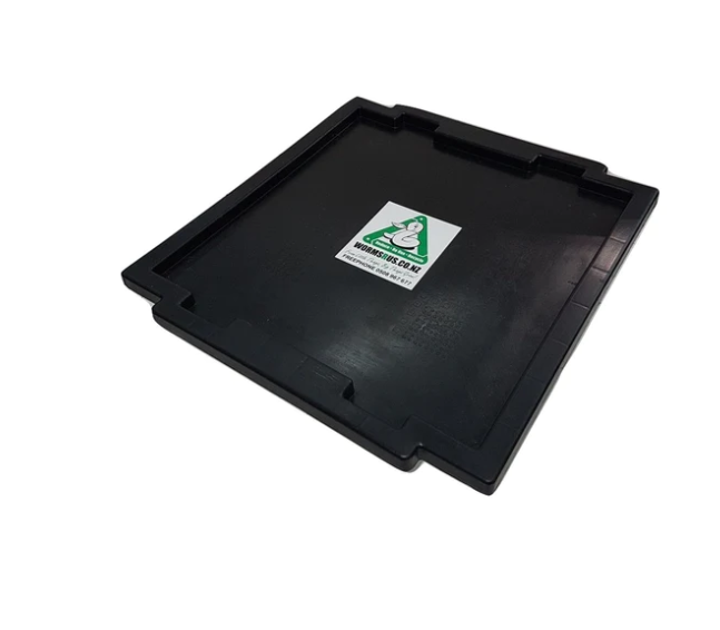 Storage Stacker Lid (Worm Farm Lid) NO HOLES Black