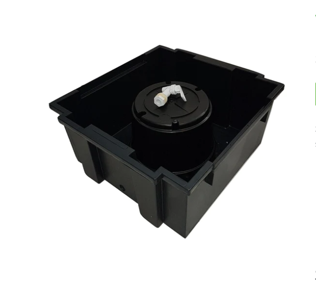 Base Bin,Worm Farm, Black, Incl Tap,Lid and Planter