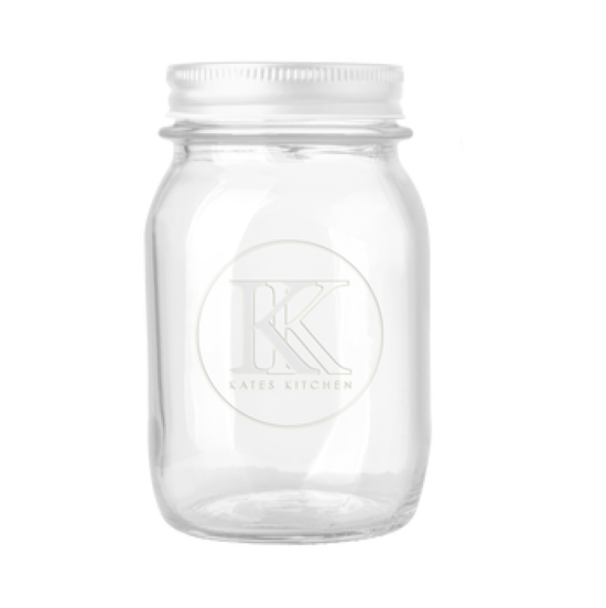 Kates Embossed Preserving Jar 500ml (8.5cm X 8.5cm X 13.5CM)