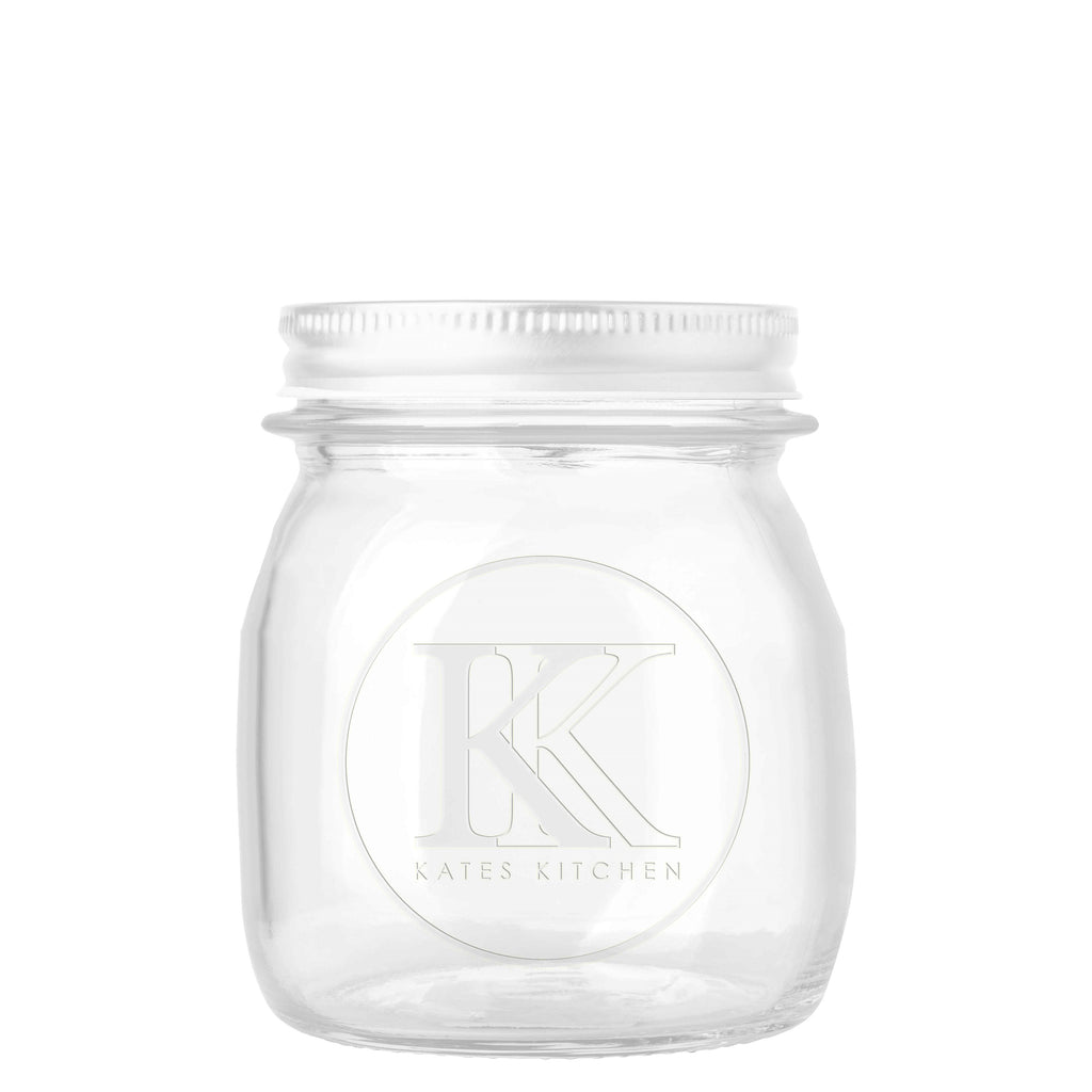 Kates Embossed Preserving Jar 250ml 7.5 X 7.5 X 9CM