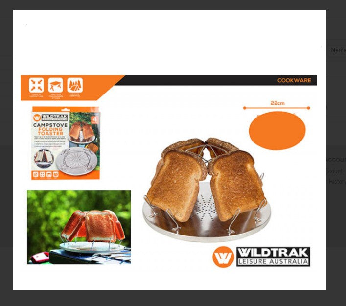 Folding 4 Slice Toaster S/Steel