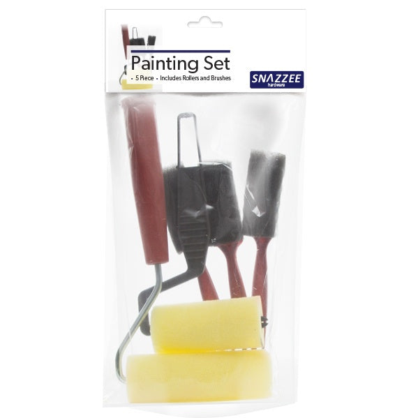 Snazzee Paint Brush/Roller Set 5 Piece