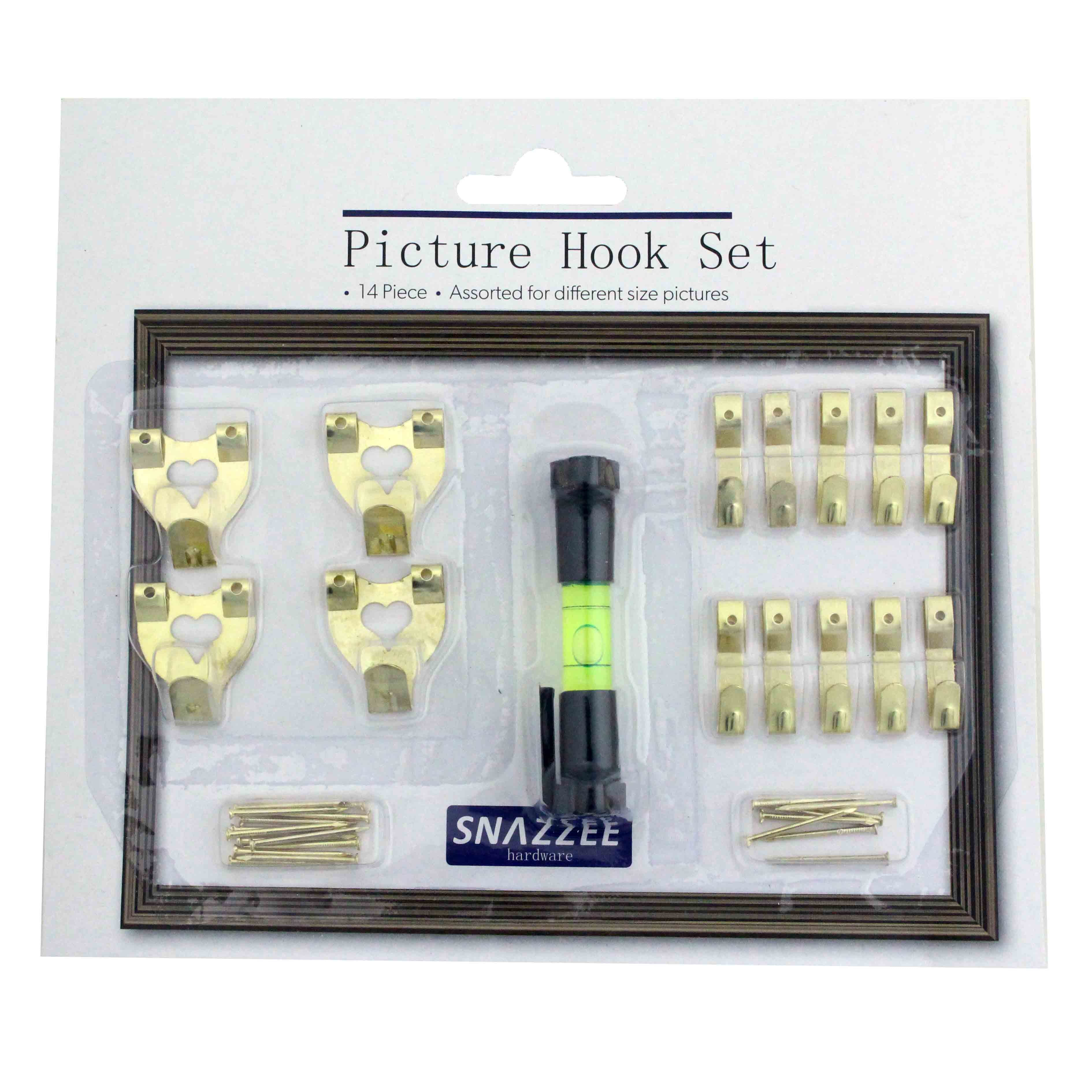 Snazzee  Picture Hook Set 14 Piece