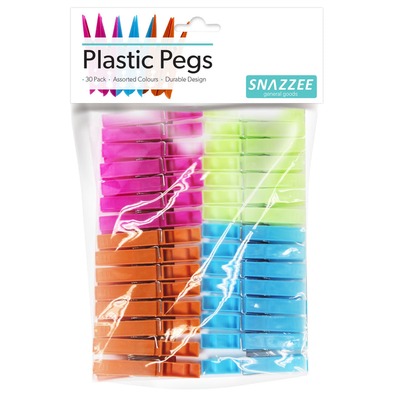 Snazzee Plastic Pegs 30 Pce