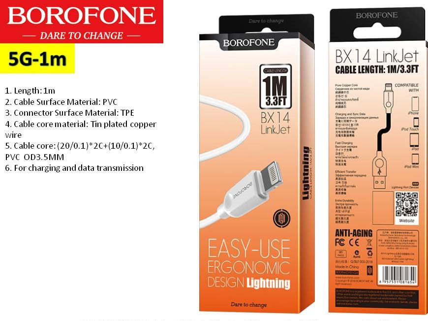 BX14 LinkJet USB Cable iPhone -1m