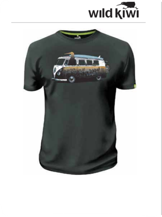 Mens T Shirt - Kiwi Roadtrip