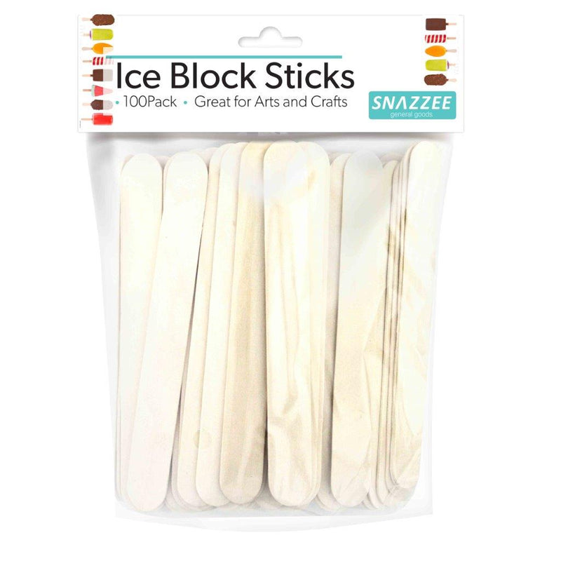 Snazzee 100 pk Ice Block Sticks